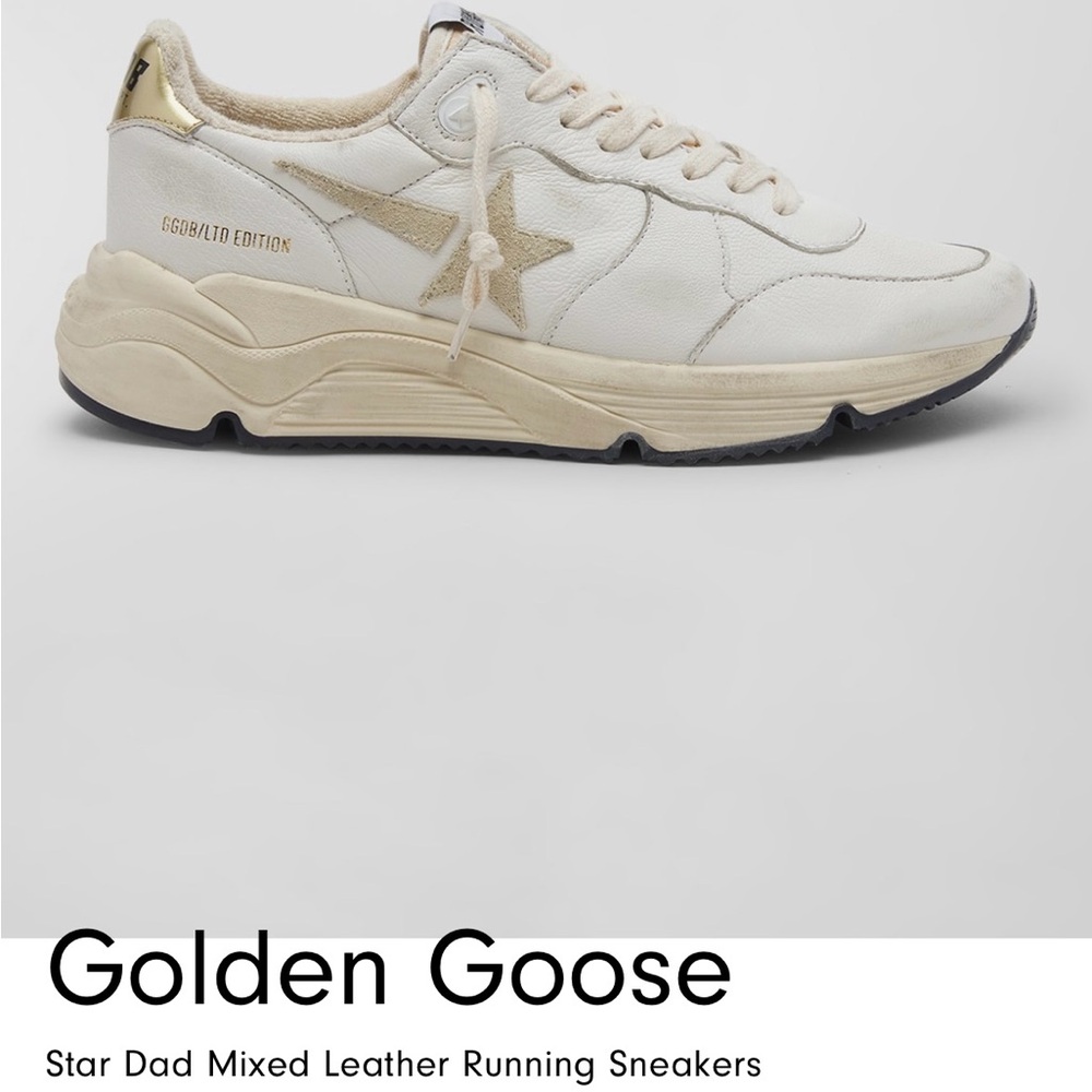 Golden Goose
Star Dad Mixed Leather Running Sneakers